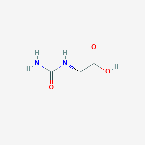 molecular formula C4H8N2O3 B3034531 (2S)-2-(carbamoylamino)propanoic acid CAS No. 18409-49-9