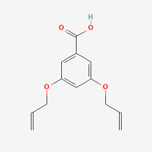 molecular formula C13H14O4 B3034536 3,5-Bis(allyloxy)benzenecarboxylic acid CAS No. 185254-52-8