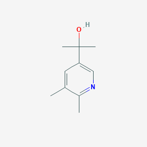 molecular formula C10H15NO B3034540 2-(5,6-Dimethylpyridin-3-yl)propan-2-ol CAS No. 1862885-26-4