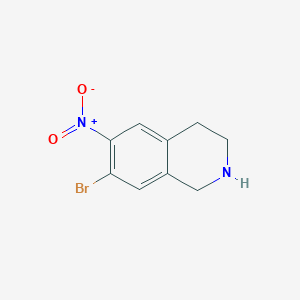 B3034541 7-Bromo-6-nitro-1,2,3,4-tetrahydroisoquinoline CAS No. 186390-62-5