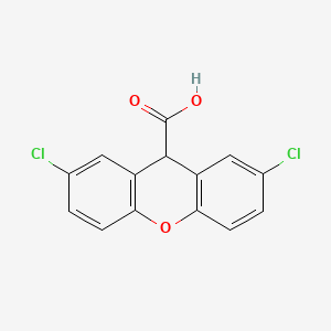 molecular formula C14H8Cl2O3 B3034547 2,7-Dichloro-9H-xanthene-9-carboxylic acid CAS No. 188027-95-4