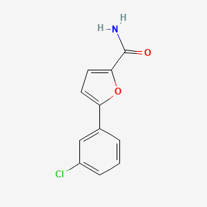 molecular formula C11H8ClNO2 B3034548 5-(3-Chlorophenyl)furan-2-carboxamide CAS No. 188049-77-6