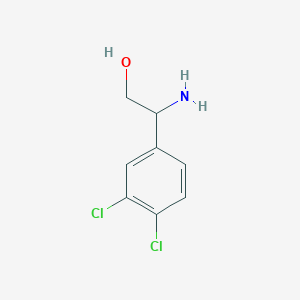 molecular formula C8H9Cl2NO B3034553 2-氨基-2-(3,4-二氯苯基)乙醇 CAS No. 188586-38-1