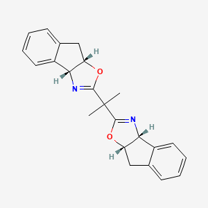 (3As,8bR)-2-[2-[(3aS,8bR)-4,8b-dihydro-3aH-indeno[1,2-d][1,3]oxazol-2-yl]propan-2-yl]-4,8b-dihydro-3aH-indeno[1,2-d][1,3]oxazole