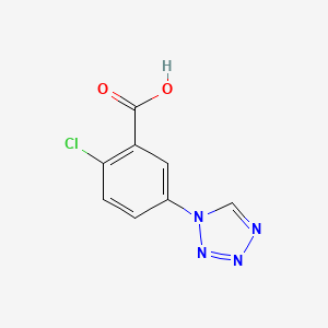 molecular formula C8H5ClN4O2 B3034562 2-氯-5-(1H-四唑-1-基)苯甲酸 CAS No. 190270-10-1