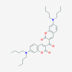 3,3'-carbonylbis(7-(dibutylamino)-2H-chromen-2-one)
