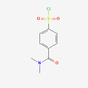 molecular formula C9H10ClNO3S B3034567 4-(Dimethylcarbamoyl)benzene-1-sulfonyl chloride CAS No. 190711-50-3