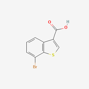 molecular formula C9H5BrO2S B3034568 7-溴苯并[b]噻吩-3-羧酸 CAS No. 19075-62-8