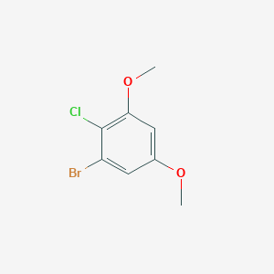 molecular formula C8H8BrClO2 B3034572 1-溴-2-氯-3,5-二甲氧基苯 CAS No. 191847-26-4