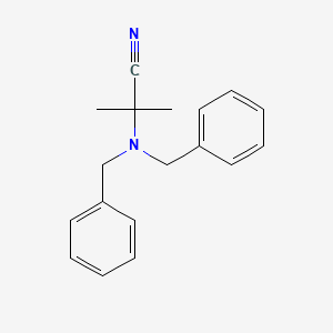 2-(Dibenzylamino)-2-methylpropanenitrile