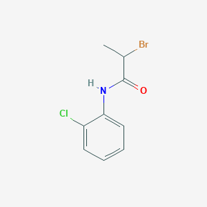 molecular formula C9H9BrClNO B3034601 2-溴-N-(2-氯苯基)丙酰胺 CAS No. 195383-30-3