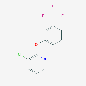 molecular formula C12H7ClF3NO B3034619 3-氯-2-[3-(三氟甲基)苯氧基]吡啶 CAS No. 197565-66-5