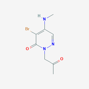 4-bromo-5-(methylamino)-2-(2-oxopropyl)-3(2H)-pyridazinone