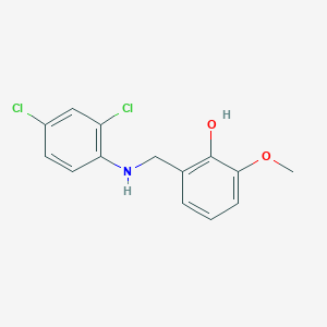 2-{[(2,4-Dichlorophenyl)amino]methyl}-6-methoxyphenol