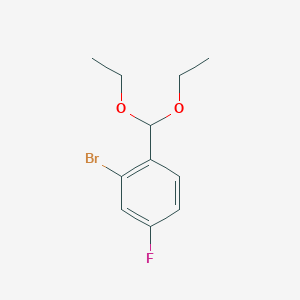 2-Bromo-1-(diethoxymethyl)-4-fluorobenzene