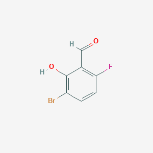 3-Bromo-6-fluoro-2-hydroxybenzaldehyde