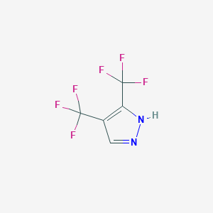 3,4-Bis(trifluoromethyl)-1H-pyrazole