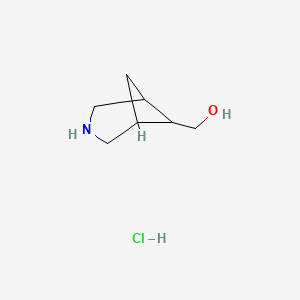 {3-Azabicyclo[3.1.1]heptan-6-yl}methanol hydrochloride