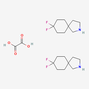 Bis(8,8-difluoro-2-azaspiro[4.5]decane); oxalic acid