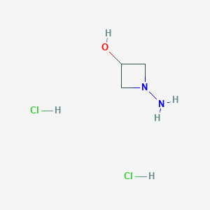 1-Aminoazetidin-3-ol dihydrochloride