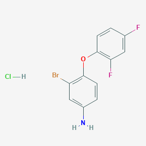 3-Bromo-4-(2,4-difluorophenoxy)aniline hydrochloride