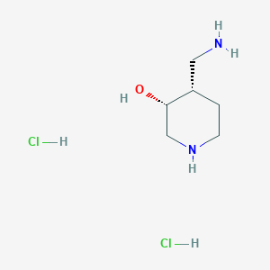 cis-4-(Aminomethyl)piperidin-3-ol dihydrochloride