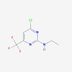 4-chloro-N-ethyl-6-(trifluoromethyl)pyrimidin-2-amine