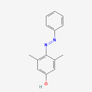 3,5-dimethyl-4-[(E)-phenyldiazenyl]phenol