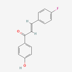 (2E)-3-(4-fluorophenyl)-1-(4-hydroxyphenyl)prop-2-en-1-one