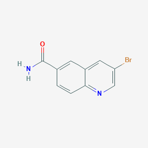 molecular formula C10H7BrN2O B3034672 3-Bromoquinoline-6-carboxamide CAS No. 205114-18-7
