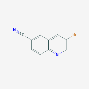 molecular formula C10H5BrN2 B3034673 3-Bromoquinoline-6-carbonitrile CAS No. 205114-19-8