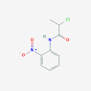 molecular formula C9H9ClN2O3 B3034681 2-chloro-N-(2-nitrophenyl)propanamide CAS No. 206054-37-7
