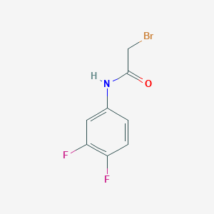 molecular formula C8H6BrF2NO B3034687 2-bromo-N-(3,4-difluorophenyl)acetamide CAS No. 206993-29-5