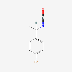molecular formula C9H8BrNO B3034692 1-Bromo-4-(1-isocyanatoethyl)benzene CAS No. 207974-15-0