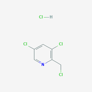 molecular formula C6H5Cl4N B3034696 3,5-Dichloro-2-(chloromethyl)pyridine hydrochloride CAS No. 2089320-14-7