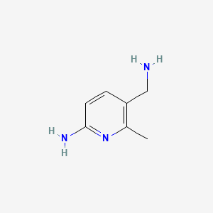 molecular formula C7H11N3 B3034714 5-(Aminomethyl)-6-methylpyridin-2-amine CAS No. 210704-95-3