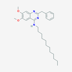 molecular formula C29H41N3O2 B303472 2-benzyl-N-dodecyl-6,7-dimethoxy-4-quinazolinamine 
