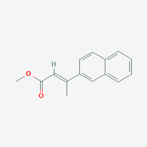 molecular formula C15H14O2 B3034723 2-Butenoic acid, 3-(2-naphthalenyl)-, methyl ester, (2E)- CAS No. 212078-20-1