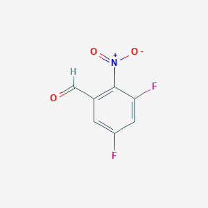 molecular formula C7H3F2NO3 B3034732 3,5-二氟-2-硝基苯甲醛 CAS No. 213382-46-8