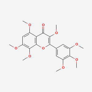 molecular formula C22H24O9 B3034740 芙蓉花素七甲醚 CAS No. 21634-52-6