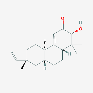 molecular formula C20H30O2 B3034745 Hugorosenone CAS No. 217096-49-6