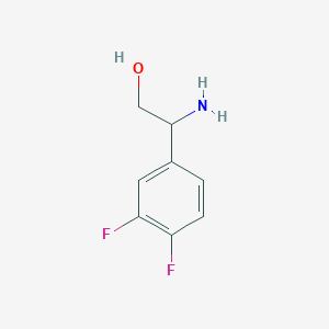 molecular formula C8H9F2NO B3034751 2-氨基-2-(3,4-二氟苯基)乙醇 CAS No. 218449-32-2