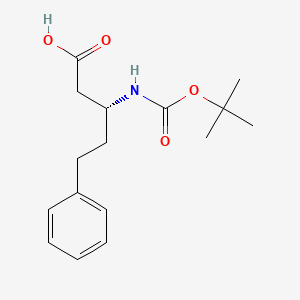 (R)-3-((tert-Butoxycarbonyl)amino)-5-phenylpentanoic acid