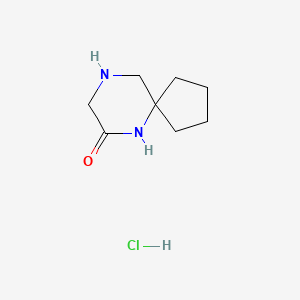 B3034761 6,9-Diazaspiro[4.5]decan-7-one hydrochloride CAS No. 2197057-51-3