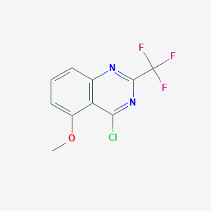 molecular formula C10H6ClF3N2O B3034763 4-氯-5-甲氧基-2-(三氟甲基)喹唑啉 CAS No. 219773-96-3