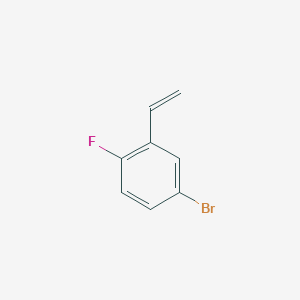 molecular formula C8H6BrF B3034776 5-溴-2-氟苯乙烯 CAS No. 221030-92-8
