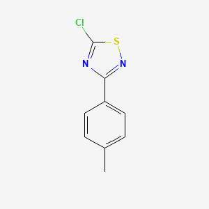 molecular formula C9H7ClN2S B3034777 5-氯-3-对甲苯基-[1,2,4]噻二唑 CAS No. 221038-01-3