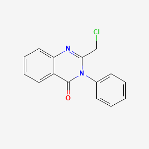 molecular formula C15H11ClN2O B3034788 2-(Chloromethyl)-3-phenylquinazolin-4-one CAS No. 22312-77-2