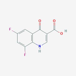 molecular formula C10H5F2NO3 B3034807 6,8-二氟-4-羟基喹啉-3-羧酸 CAS No. 228728-19-6