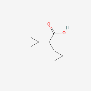 molecular formula C8H12O2 B3034830 2,2-二环丙基乙酸 CAS No. 23772-94-3